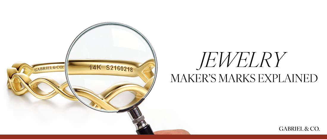 Maker's Mark Identification Symbols Stamped on Jewelry